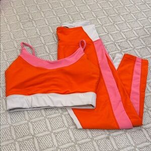 Sage Collective - Orange and Pink Activewear Set